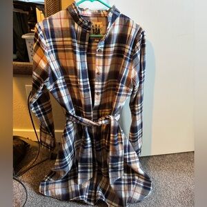 KJP cozy flannel dress